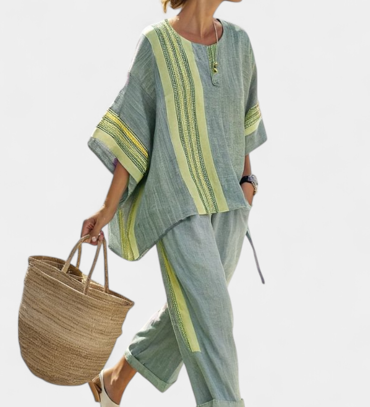 Lorena | Boho komplet od lana i bambusa