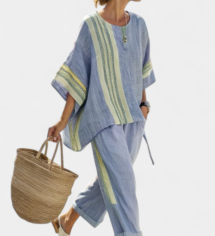 Lorena | Boho komplet od lana i bambusa
