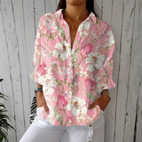 Nicole - Elegantna bluza sa cvetnim dezenom