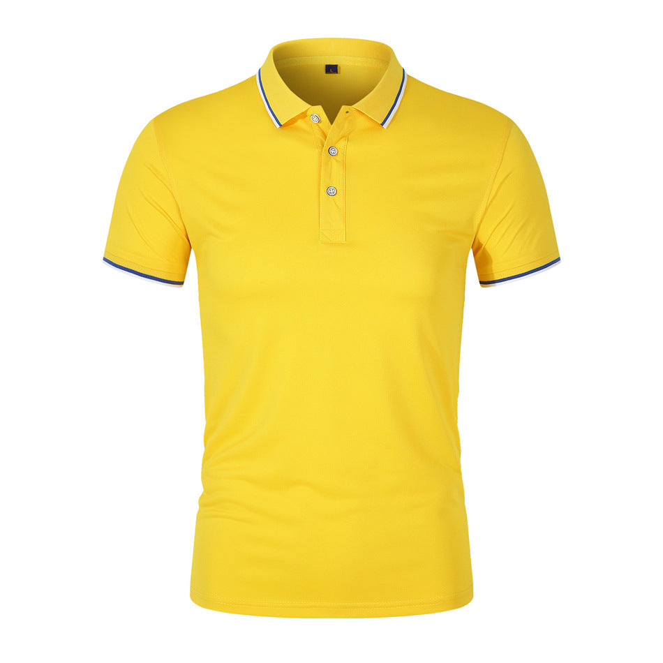 Polo majica s prozračnim rebrastim ovratnikom