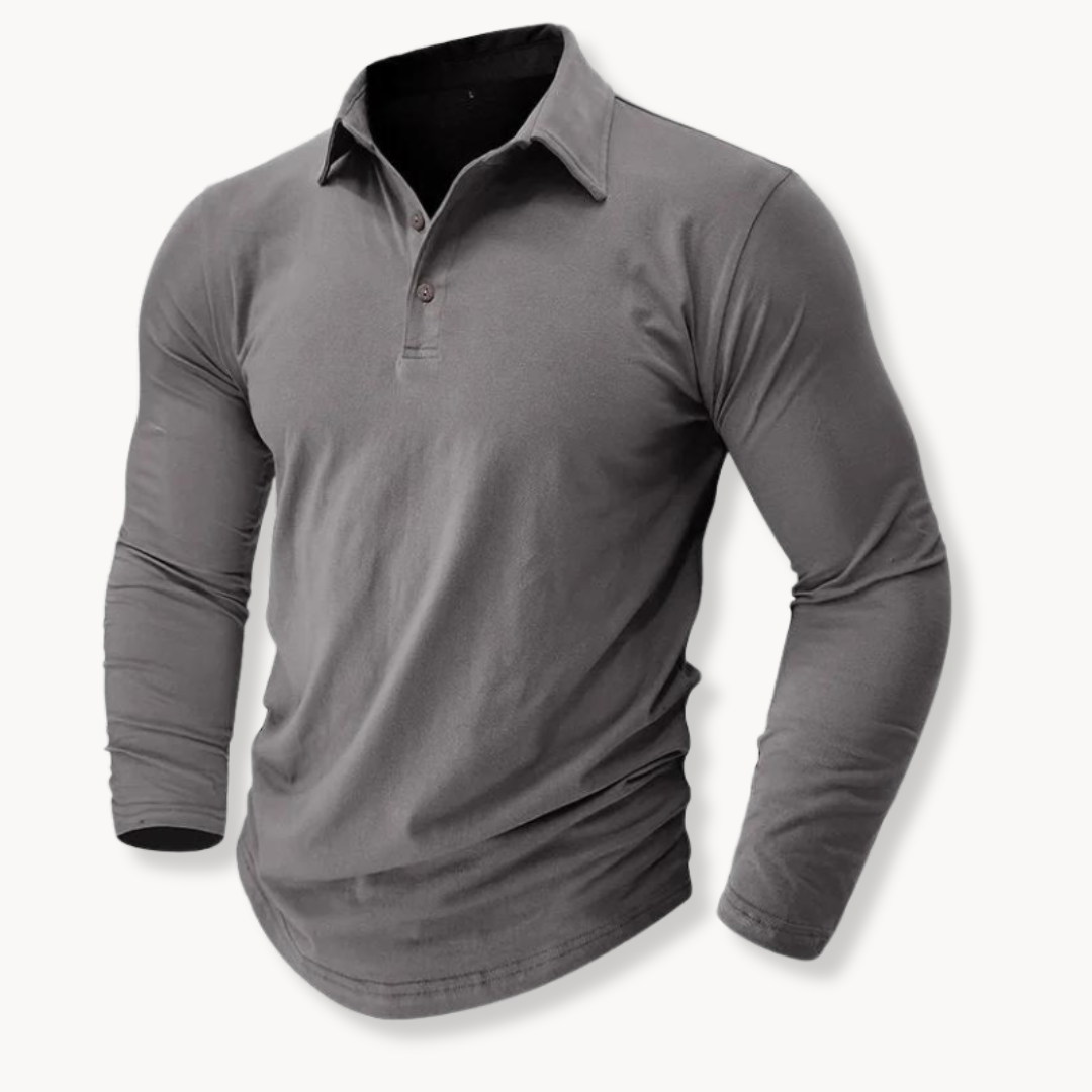 Polo majica s mekom pletenom kragnom
