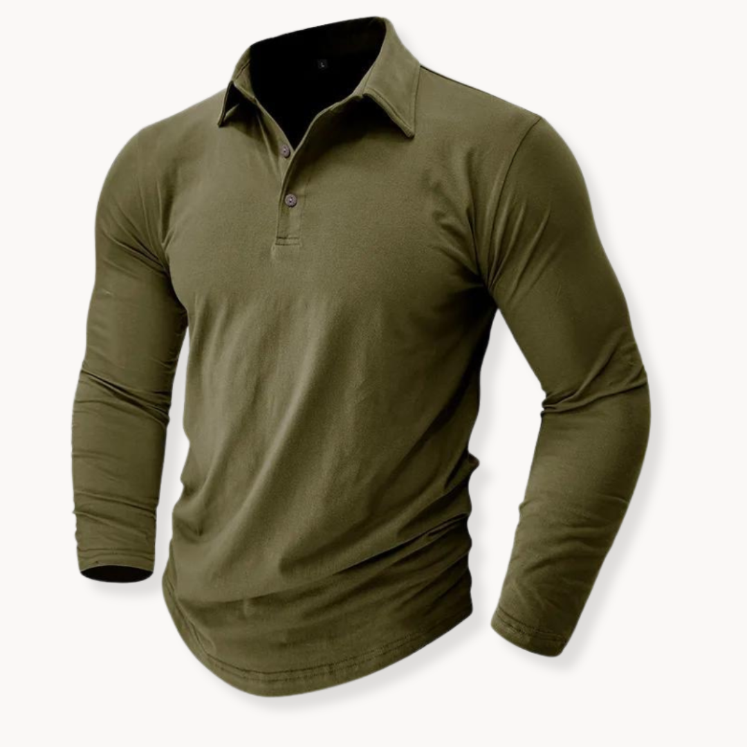 Polo majica s mekom pletenom kragnom