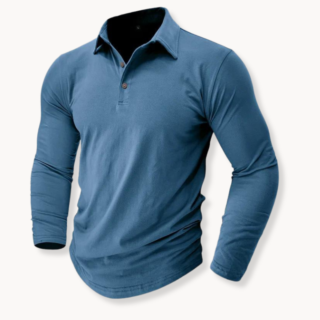 Polo majica s mekom pletenom kragnom