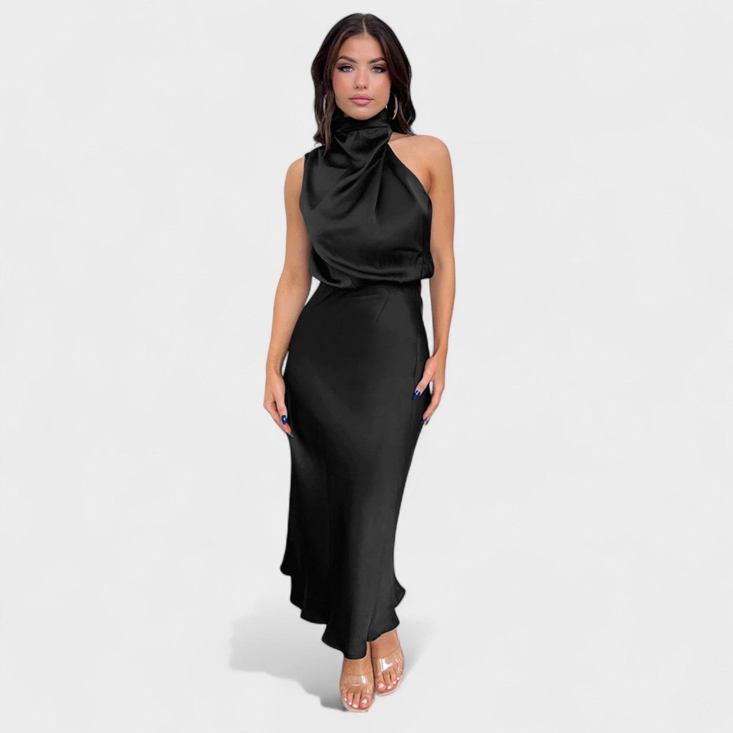 Zorana | Elegantna satenska haljina