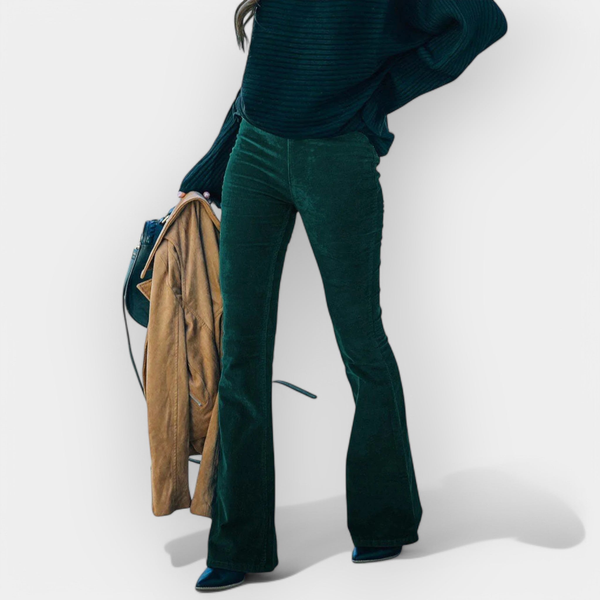 Amélie | Pantalone visokog struka zvonastog kroja Amélie