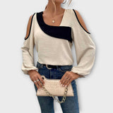 Skerletna - Bluza sa četvrtastim izrezom