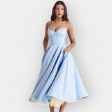 Olivia | Midi haljina elegantne linije