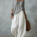 Hana | Boho set sa ležernom bluzom