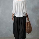 Hana | Boho set sa ležernom bluzom