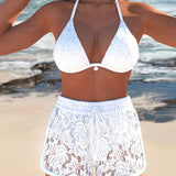 Ružica – Elegantni čipkani bikini set