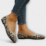 Paula - Čipkane baletanke sa leopard printom