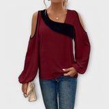 Skerletna - Bluza sa četvrtastim izrezom