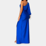 Carolina | Maksi haljina sa jednim ramenom i visokim šlicem