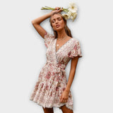 Adélia | Kratka boho haljina