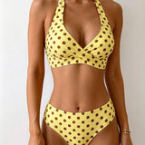 Nina - Bikini na tufne sa vezivanjem oko vrata