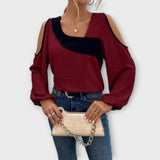 Skerletna - Bluza sa četvrtastim izrezom
