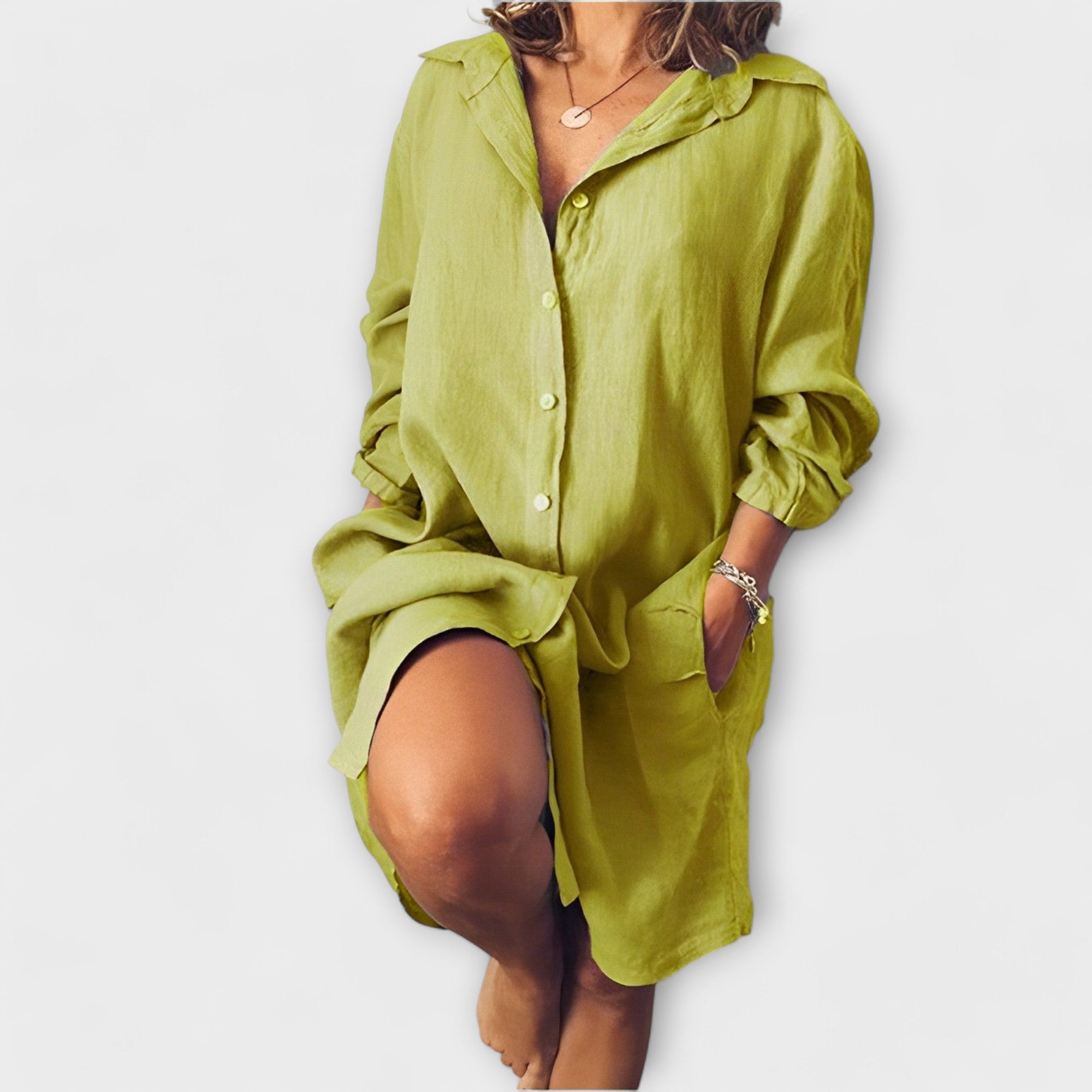 Klara | Ležerna lanena bluza