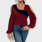 Skerletna - Bluza sa četvrtastim izrezom