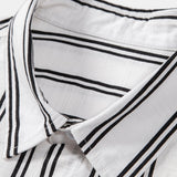 Dušan - Striped shirt and linen trousers