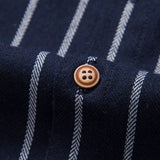 Nikola - Striped shirt and linen trousers