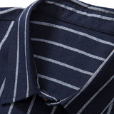 Nikola - Striped shirt and linen trousers