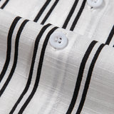 Dušan - Striped shirt and linen trousers