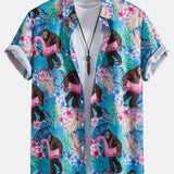 Milan - Tropical Print Shirt and Swim Shorts