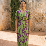ANDRIJANA | Prolećna haljina sa printom