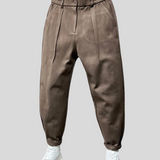 Marcelo - Elegantne melanž pantalone