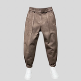 Marcelo - Elegantne melanž pantalone