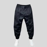 Marcelo - Elegantne melanž pantalone