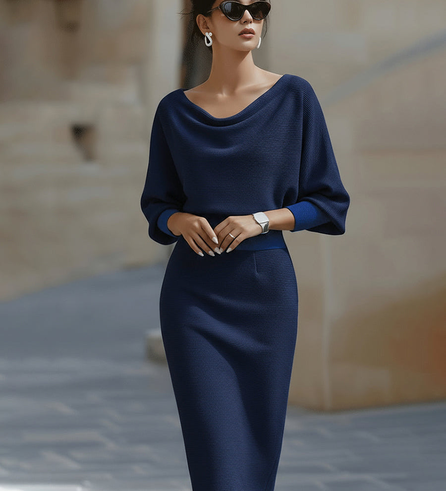 Gabrijela | Midi haljina s kimono rukavima
