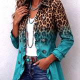 Sena | Blejzer sa leopard printom, ombre prelivom i karnerima