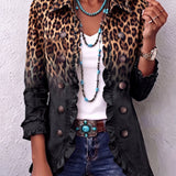 Pavlina | Blejzer sa leopard printom, ombre prelivom i karnerima
