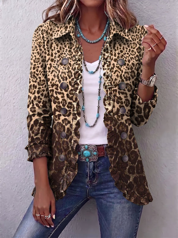 Milja | Jakna sa leopard printom i karnerima