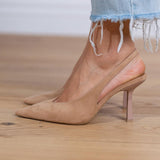 Marlena – Nude slingback salonke sa tankom štiklom
